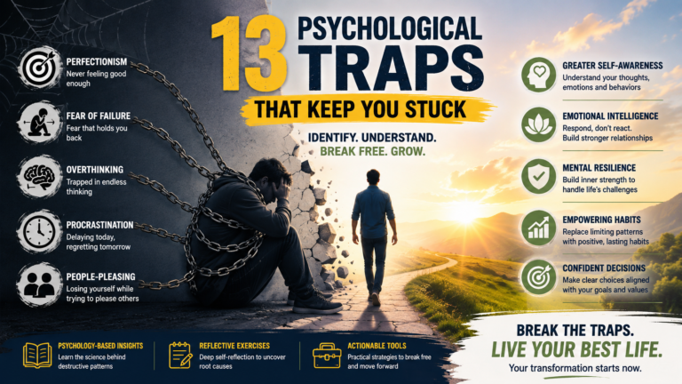 13 Psychological Traps that Keep You Stuck