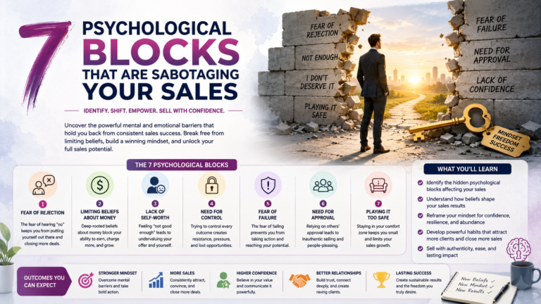 7 Psychological Blocks That Are Sabotaging Your Sales