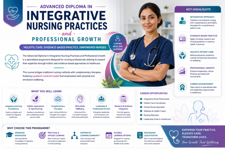 Advanced Diploma in Integrative Nursing Practices and Professional Growth