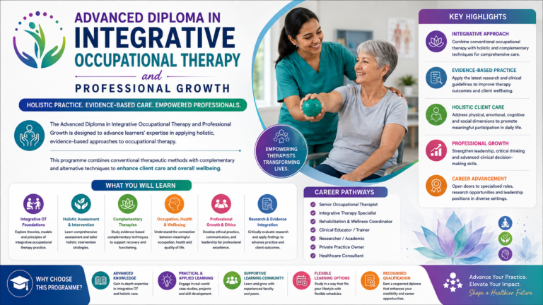 Advanced Diploma in Integrative Occupational Therapy and Professional Growth