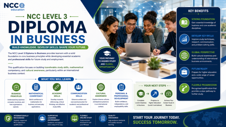 NCC Level 3 Diploma in Business (L3DB)