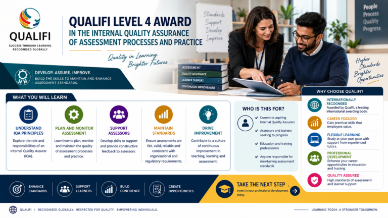 Qualifi Level 4 Award in the Internal Quality Assurance of Assessment Processes